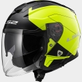 CASQUE JET LS2 INFINITY HIGH VISIBILITY